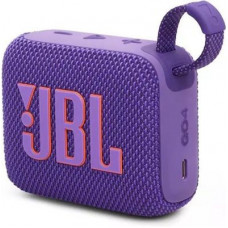 JBL Go 4 JBLGO4PUR Αδιάβροχο Ηχείο Bluetooth 4.2W με Διάρκεια Μπαταρίας έως 7 ώρες Μωβ