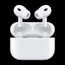 Apple AirPods Pro (2nd generation) with MagSafe Charging Case (USB‑C) In-ear Bluetooth Handsfree Ακουστικά με Αντοχή στον Ιδρώτα και Θήκη Φόρτισης Λευκά