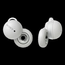 Sony LinkBuds Bluetooth Handsfree Ακουστικά με Αντοχή στον Ιδρώτα και Θήκη Φόρτισης Λευκά