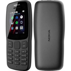 Nokia 106 (2018) Dual SIM Κινητό με Κουμπιά (Ελληνικό Μενού) Μαύρο