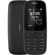 Nokia 105 (2019) Dual SIM Κινητό με Κουμπιά (Ελληνικό Μενού) Μαύρο