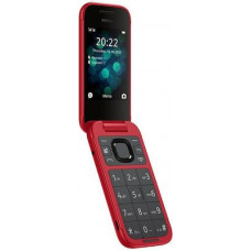 Nokia 2660 Flip Dual SIM (48MB/128MB) Κινητό με Κουμπιά (Αγγλικό Menu) Κόκκινο