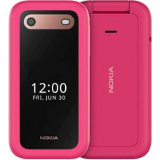 Nokia 2660 Flip Dual SIM (48MB/128MB) Κινητό με Κουμπιά (Ελληνικό Μενού) Ροζ