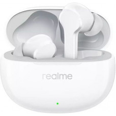 Realme Buds T110 Bluetooth Handsfree Ακουστικά με Αντοχή στον Ιδρώτα και Θήκη Φόρτισης Λευκά