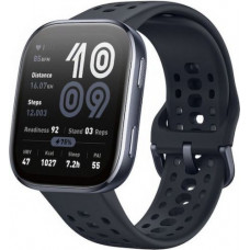 Amazfit Bip 6 46mm Αδιάβροχο Smartwatch με Παλμογράφο (Μαύρο)