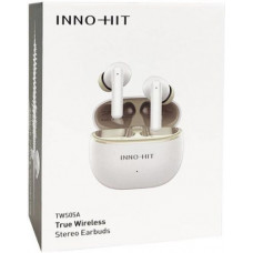 Innohit In-ear Bluetooth Handsfree Ακουστικά με Θήκη Φόρτισης Λευκά