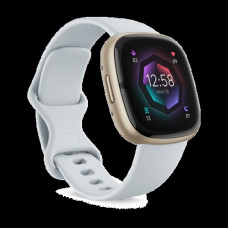 Fitbit Sense 2 Aluminium Αδιάβροχο Smartwatch με Παλμογράφο (Silver / White)