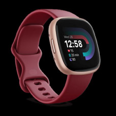 Fitbit Versa 4 Aluminium 41mm Αδιάβροχο Smartwatch με Παλμογράφο (Pink Sand/Copper Rose)