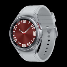 Samsung Galaxy Watch6 Classic LTE Stainless Steel 43mm Αδιάβροχο με eSIM και Παλμογράφο (Ασημί)