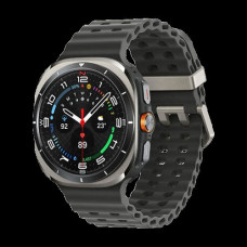 Samsung Galaxy Watch Ultra Titanium 47mm Αδιάβροχο με eSIM και Παλμογράφο (Titanium SIlver)