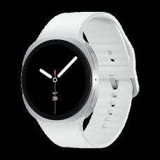 Samsung Galaxy Watch8 LTE Aluminium 44mm Αδιάβροχο με eSIM και Παλμογράφο (Ασημί)