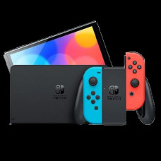 Nintendo Switch OLED (Neon Blue & Red)
